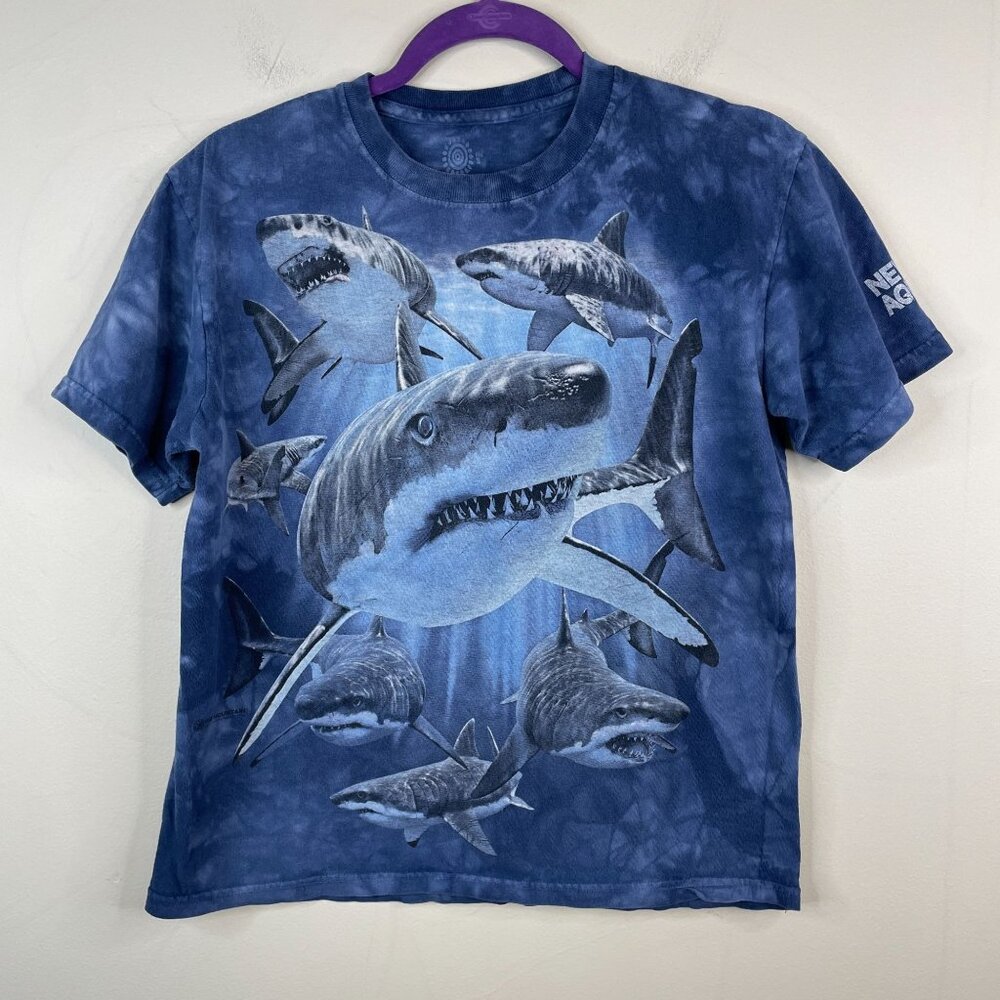 The Mountain Great White Shark T-shirt Kids S Newport Aquarium Beach Vacation